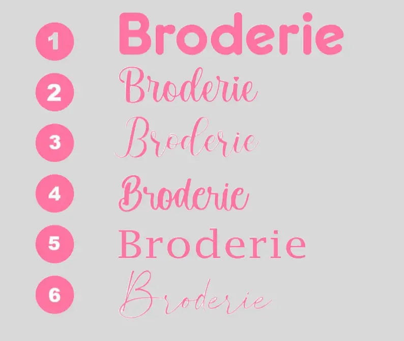 100% Cotton Personalized T-Shirt | Custom Embroidered with Text/First Name | Choose Your Own Lettering Design