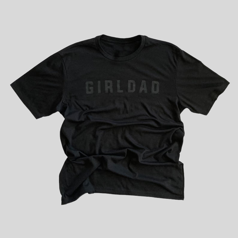 Best Gifts for Dads | ‘Girl Dad’ Black Logo Shirt | Perfect Gifts for Dads from Daughter