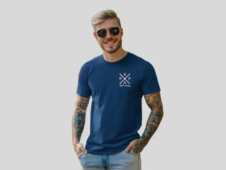 Timeless Fatherhood: Custom Dad T-Shirt | Perfect Father's Day Gift Idea