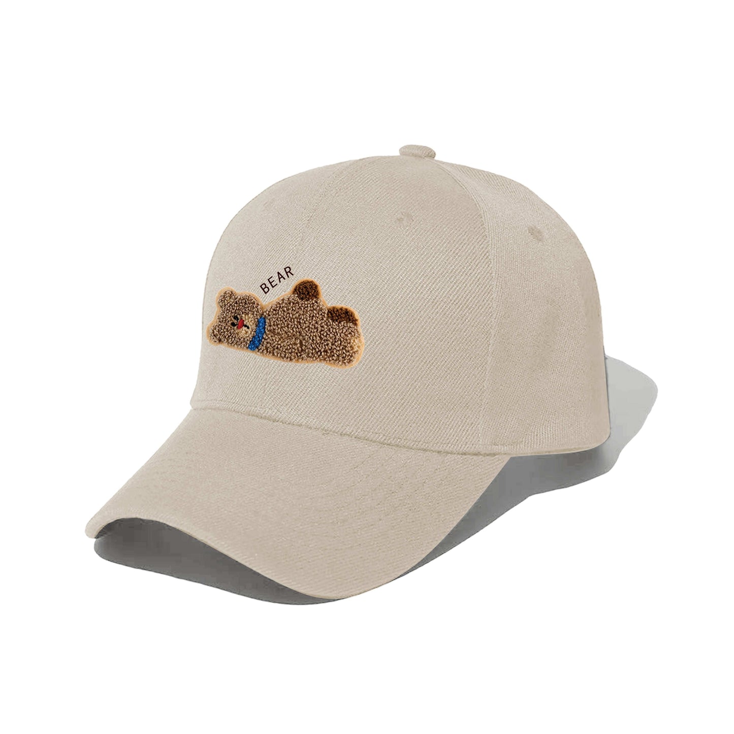 Lazy Animal Embroidered Baseball Caps – Cute Bear, Cat, Panda & Dog Designs