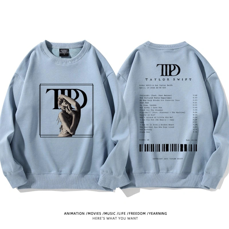 The Tortured Poets Department Crewneck | Taylor Swift TTPD Album Merch