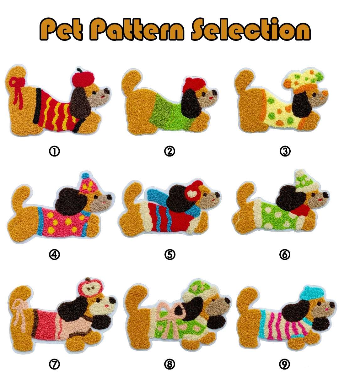 Customizable Dachshund - Themed Embroidered Hoodie & Sweatshirt - Adorable Dog Patch Designs