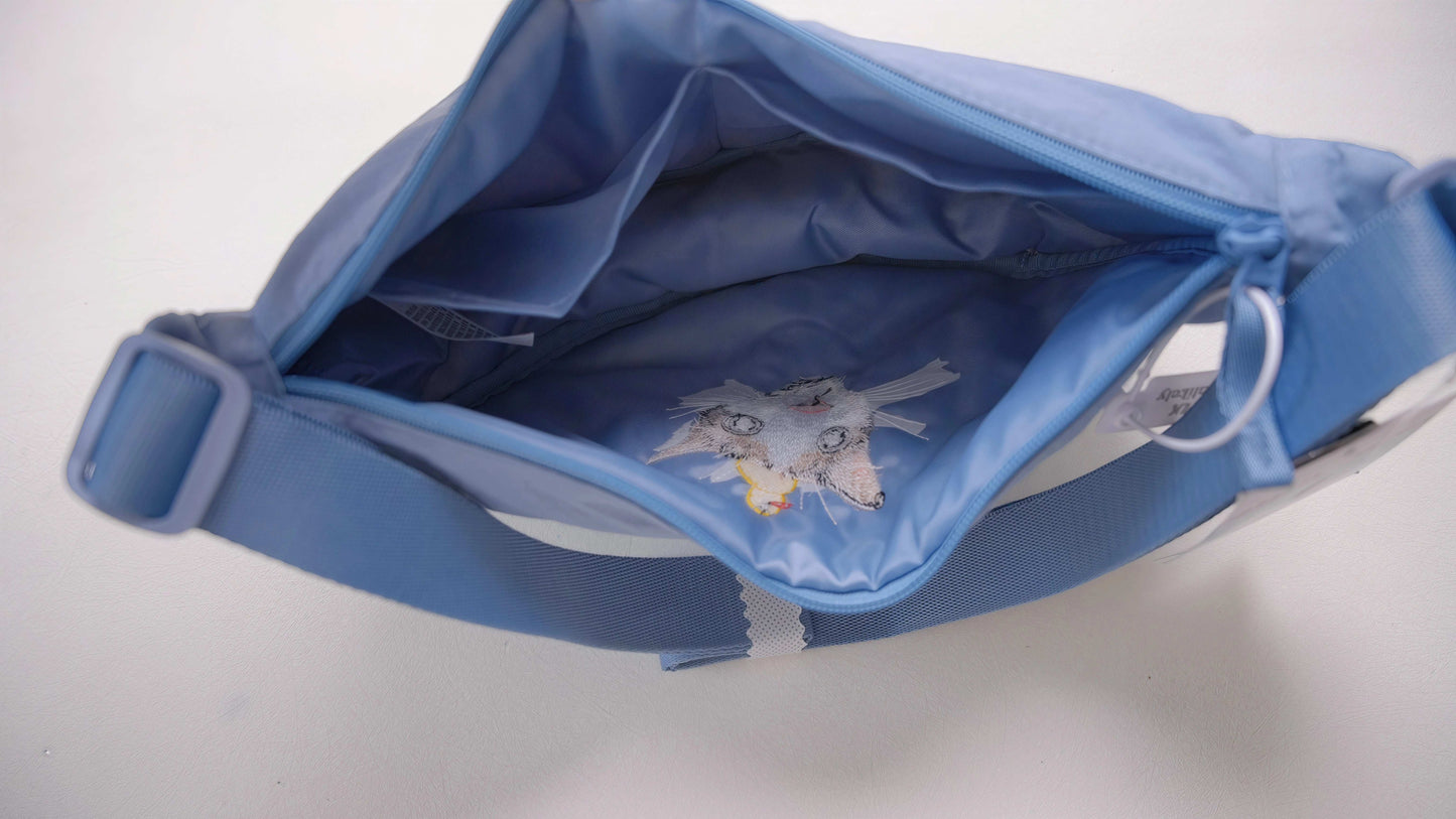 Customizable Pet Embroidery Crossbody Bag - Multiple Colors Available