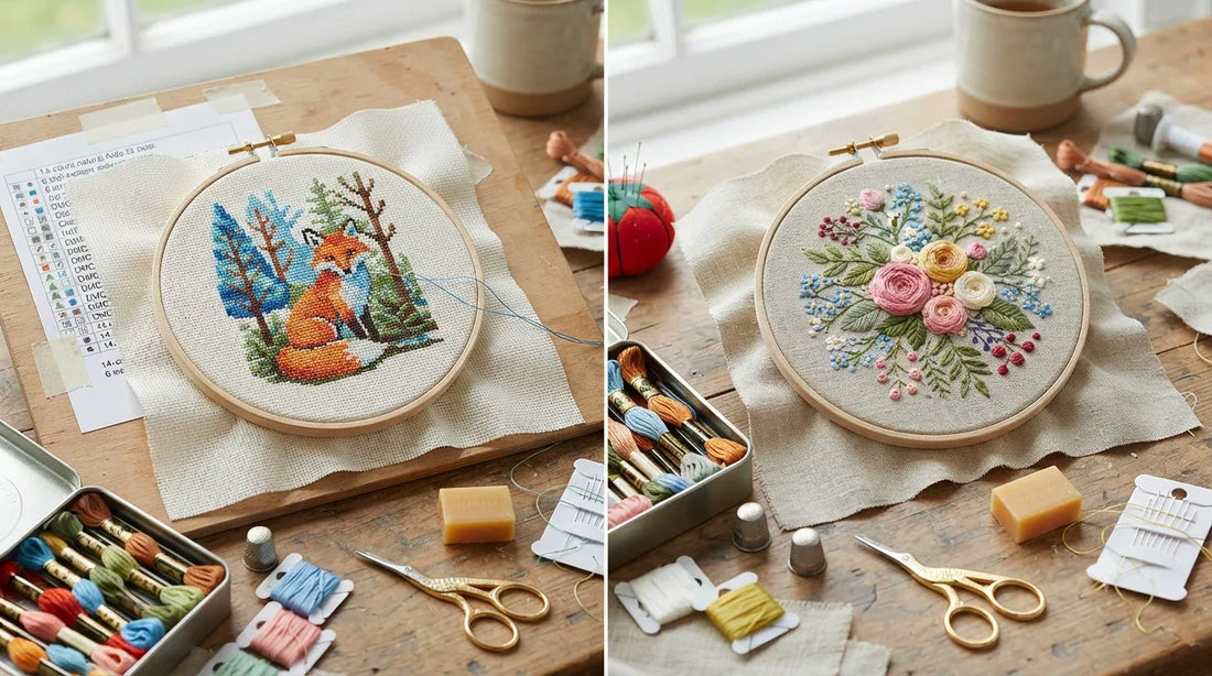 Cross Stitch vs Embroidery: What's the Difference and Which One Is Right for You?