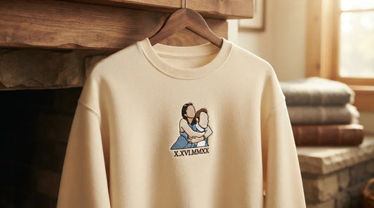 Classic British jumper with clean silhouette.