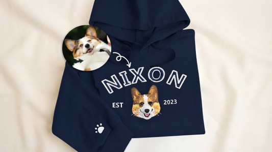 Custom Pet Sweatshirts: The Ultimate Guide to Embroidered Pet Portrait Apparel