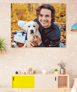 Personalized Adult Paint-by-Number Kit | Custom DIY Art Gift