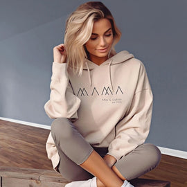 Unique Custom Sweatshirts: Embroidered Mama Hoodie with Name & Year