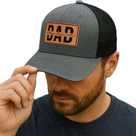 Custom Dad Hat with Kids' Names | Personalized Father's Day Cap | Birthday & Christmas Gift from Kids | Daddy's Cherished Keepsake Hat