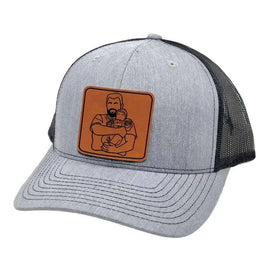 Personalized Trucker Hat for Dad | Custom Engraved Father’s Day Portrait Gift for Dads & Grandpas