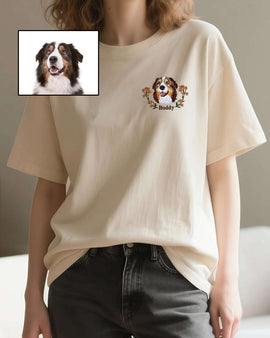 Personalized Dog Hoodie – Custom Pet Embroidered Sweatshirt for Dog Lovers