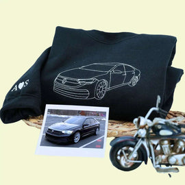 Custom Embroidered Chevy Hoodie | Personalized Car Sweatshirt for Automotive Enthusiasts