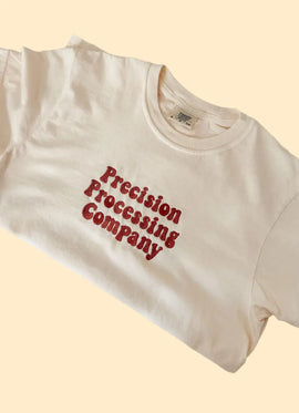 Custom Embroidery Tee | Ultra Soft Text Personalized Shirt | Monochromatic Minimalist T-Shirt