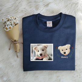 Custom Embroidered Doggy Designs: Stylish Sweatshirts - Tiuous