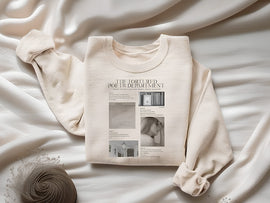 The Tortured Poets Department Crewneck: A Must - Have for Swiftie Fans, Ideal Gift from TS New Album Collection
