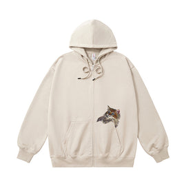 Boutique Embroidery: Pocket Pet Embroidery Custom Hoodie - Tiuous