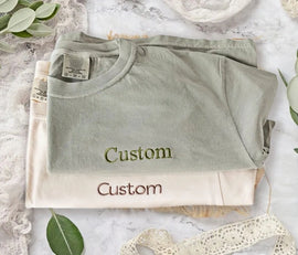 Premium Custom Embroidered T-Shirt | Personalized Designs, Unique Embroidery for Custom Tees & Shirts