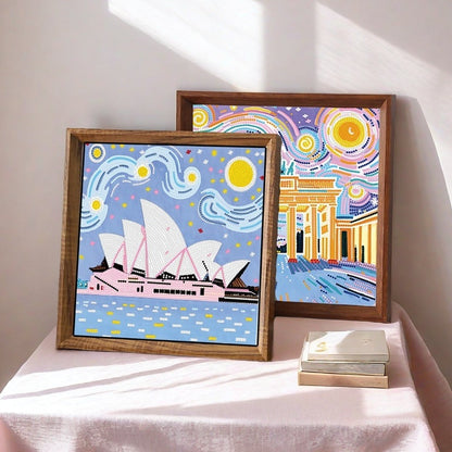 New Arrival 5D Diamond Painting – World-Famous Landmarks DIY Kit