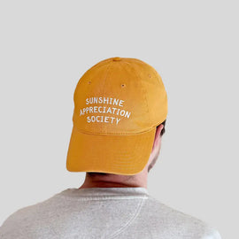 “Sunshine Appreciation Society” Embroidered Caps - Elevate Your Style with a Positive Vibe