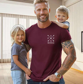 Custom Gifts for Dad | ‘Papas Edition’ Personalized T-Shirt | Child’s Name & Birth Year