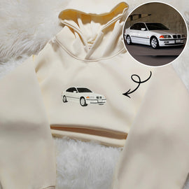 Tailor-Made Car Embroidery Hoodie - Tiuous