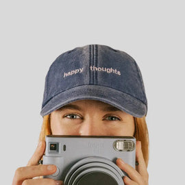 Hand-Embroidered Personalized Vintage Cap | Unisex Cotton Snapback Dad Hat | Custom Text Gift for Him & Her