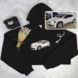 Customized Car Embroidered Hoodies - For Car Enthusiasts - Tiuous