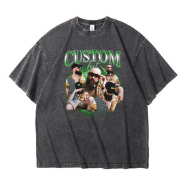 Custom Photo Printed Vintage T-Shirts