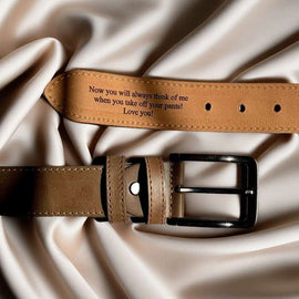 New Arrival: Custom Handmade Belt – A Thoughtful Gesture for Groomsmen & Personal Style Enthusiasts