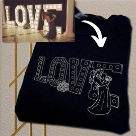 Love in Threads: Personalized Crewneck and Hoodie for Your Soulmate