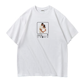 Custom Music Player Printed T-Shirt/Sweatshirt, Family Couple Anniversary Gift