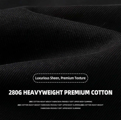 New Arrivals Summer Unisex Loose Short Sleeve:1.3 million - stitch high-quality Heavyweight Pure Cotton Embroidered Fashion T-Shirt