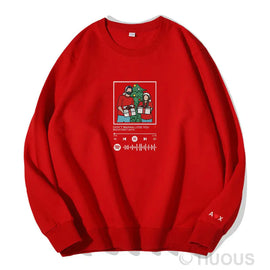 Christmas Special: Customized Couple Music Player Embroidered Sweatshirts