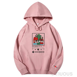 Christmas Special: Customized Couples Music Player Embroidered Hooded Sweatshirts The Best Gift For