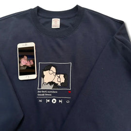 Couples Music Player Sweatshirt