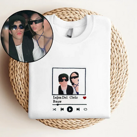 Custom Embroidered Hoodies For Couples, Best Matching Hoodies For Couples - Tiuous