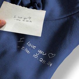 Personalized Handwriting Embroidered Sweatshirt