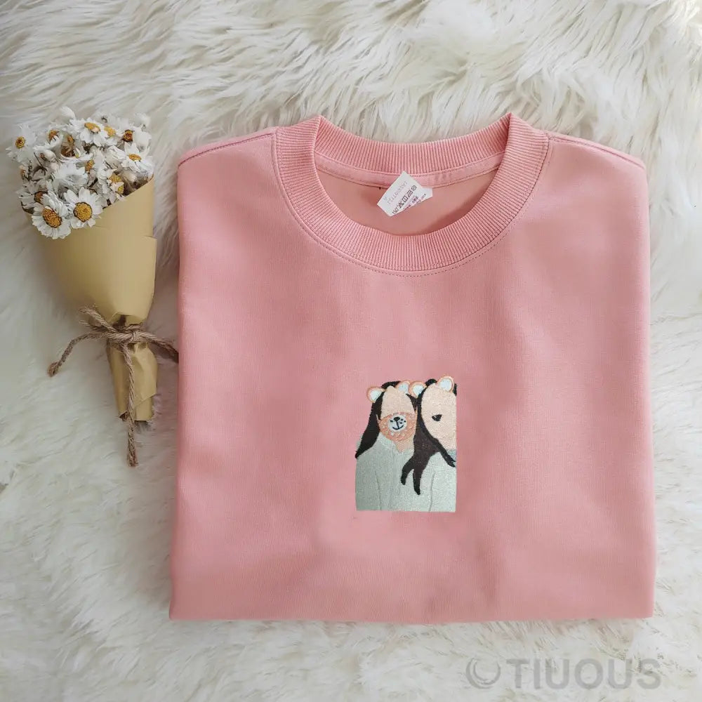 Personalized Family And Friends Embroidered Hoodies Tiuous Personalized family and friends embroidered hoodies tiuous