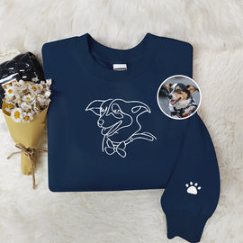 Tailor-Made Pet Embroidered Hoodies: Fashionable Furry Apparel - Tiuous