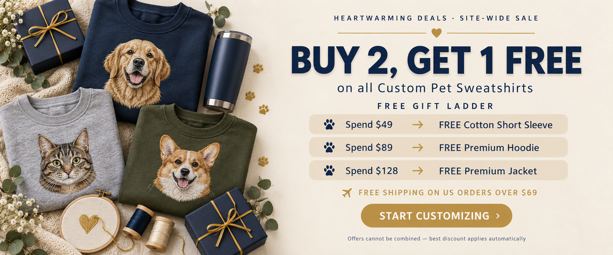 Tiuous promo banner: buy 2 get 1 free, free gift ladder, free US shipping over $69